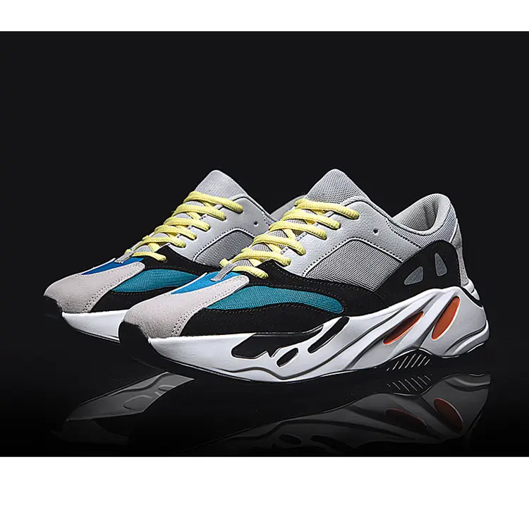 Fujian Supplier China OEM  ODM Customized Fashion Custom Brand Comfy Color Matching Sneaker Manufacturer Men's Sports Shoes