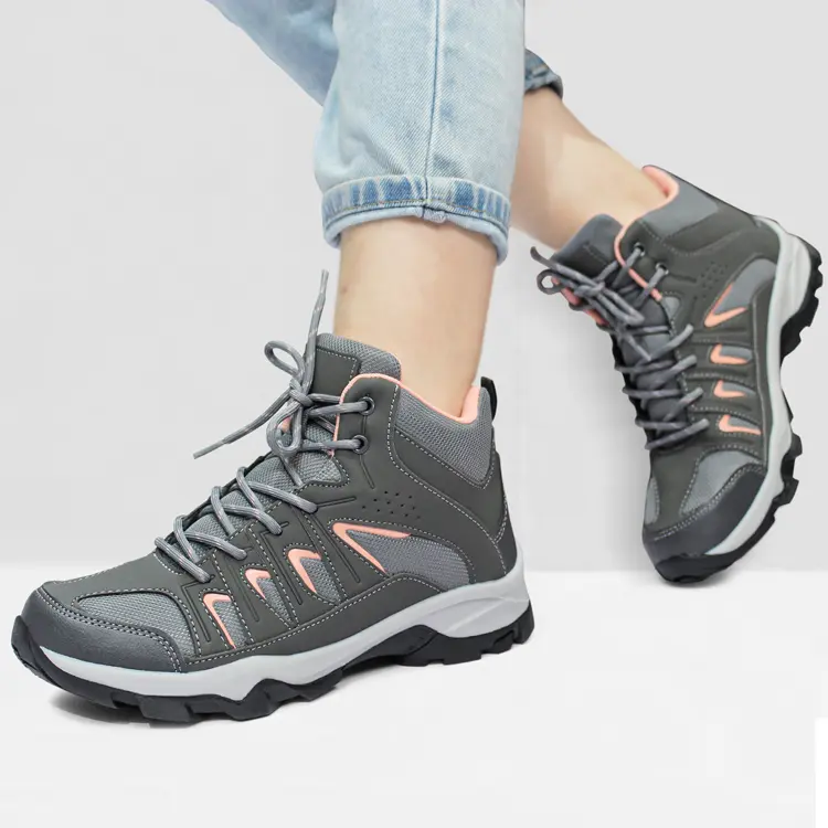 Latest Design Wholesale Anti-Slippery Zapatillas Women Men Boots Climbing Outdoor Hiking Work Safety Shoes